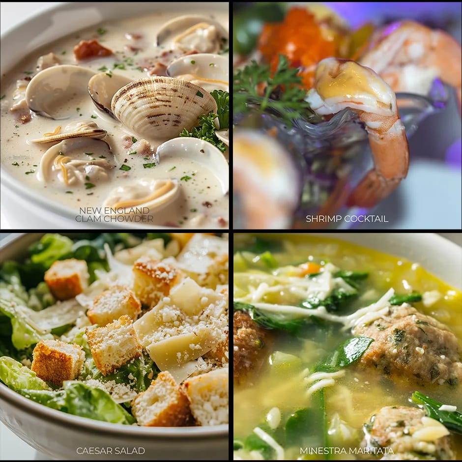 Appetizers menu